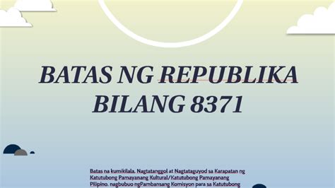 batas republika bilang 1190|Mga Batas Republika ng Pilipinas .